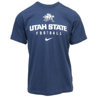 Nike Aggie Bull Utah State Football T-Shirt